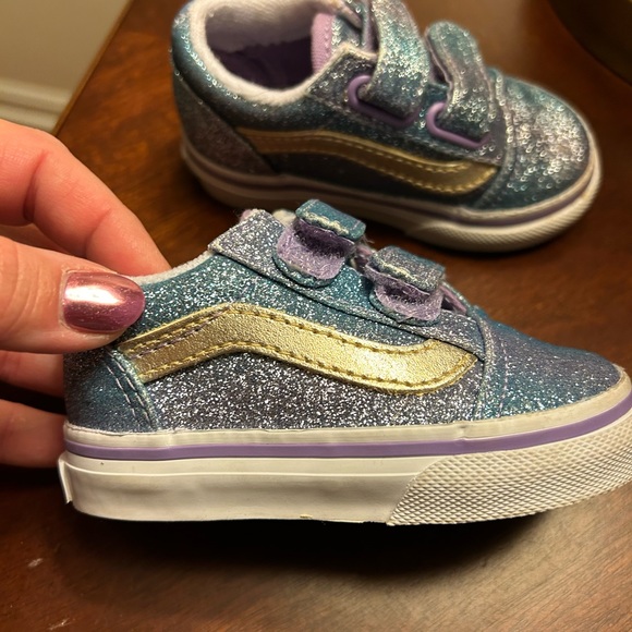 Toddler sparkle Vans - Picture 2 of 4